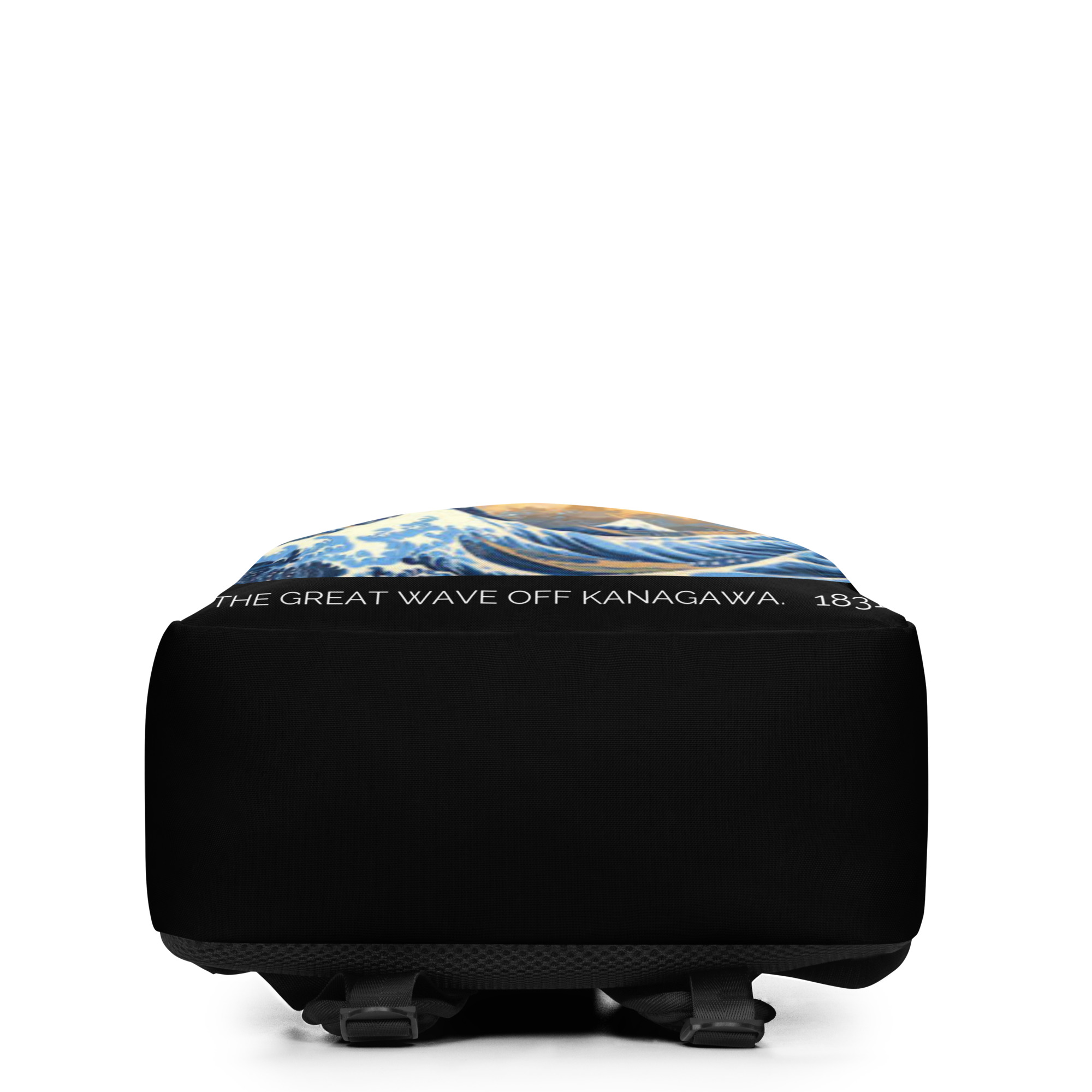 The Great Wave Off Kanagawa. Minimalist Backpack - Image 7