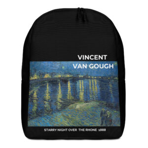 Starry night over  the rhone Minimalist Backpack