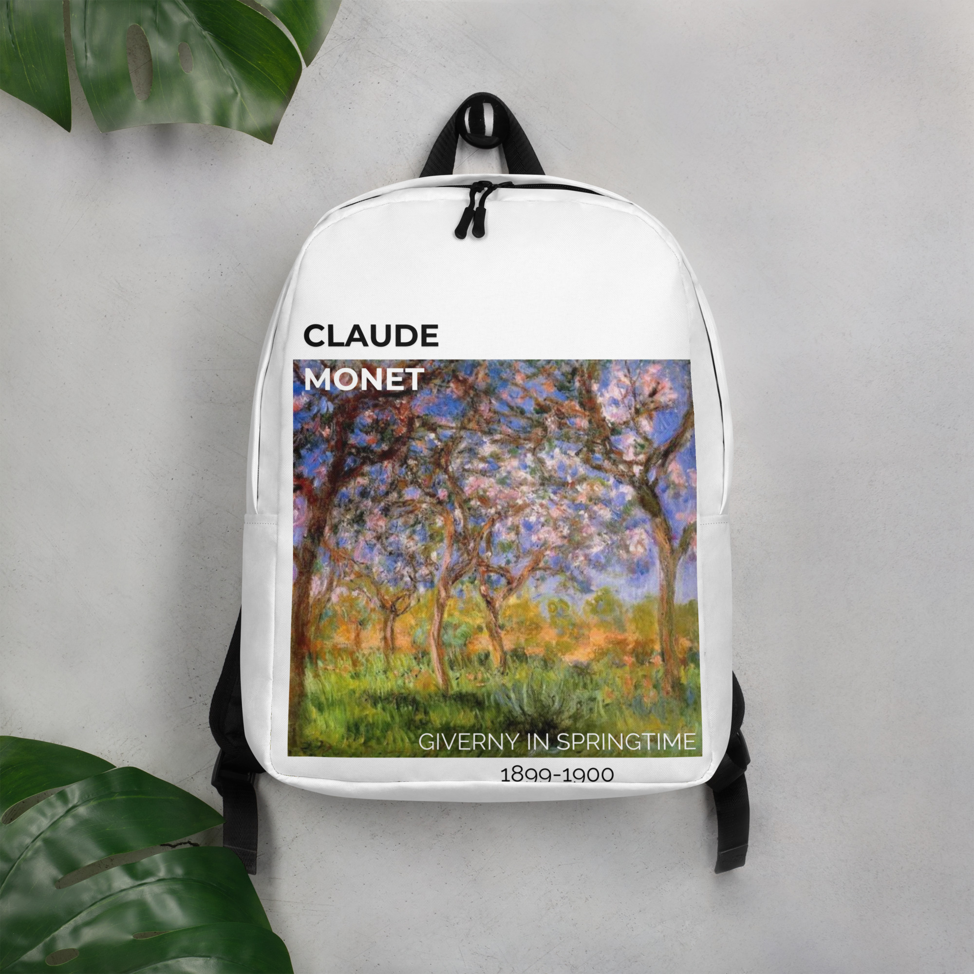 Giverny in Springtime Minimalist Backpack - Image 2