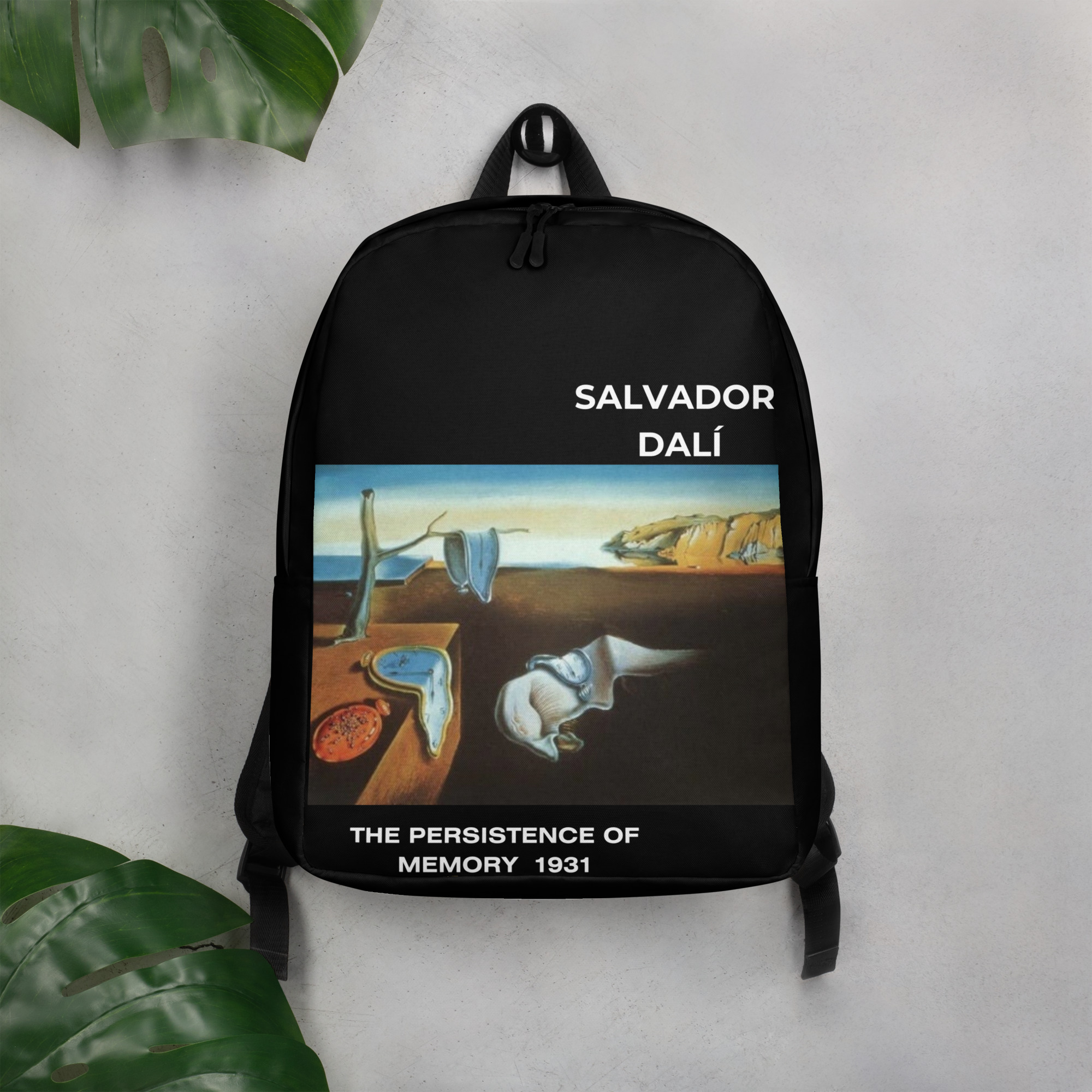 The Persistence of Memory 1931Minimalist Backpack - Image 2