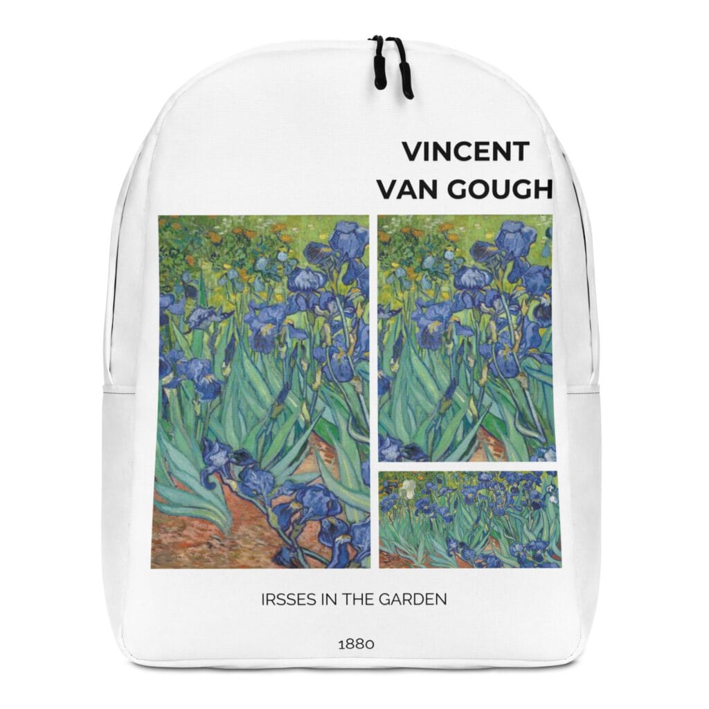 Irsses in the garden 1880Minimalist Backpack