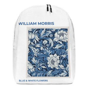 BLUE & WHITE FLOWERS Minimalist Backpack