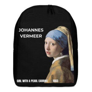 Girl with a Pearl Earring  Minimalist Backpack