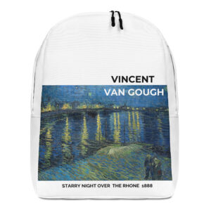 Starry night over  the Rhone Minimalist Backpack