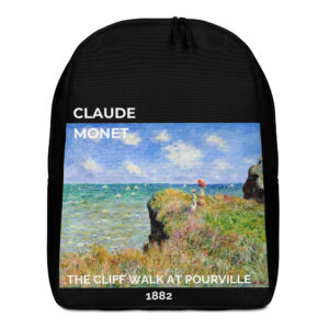 The Cliff Walk at Pourville Minimalist Backpack