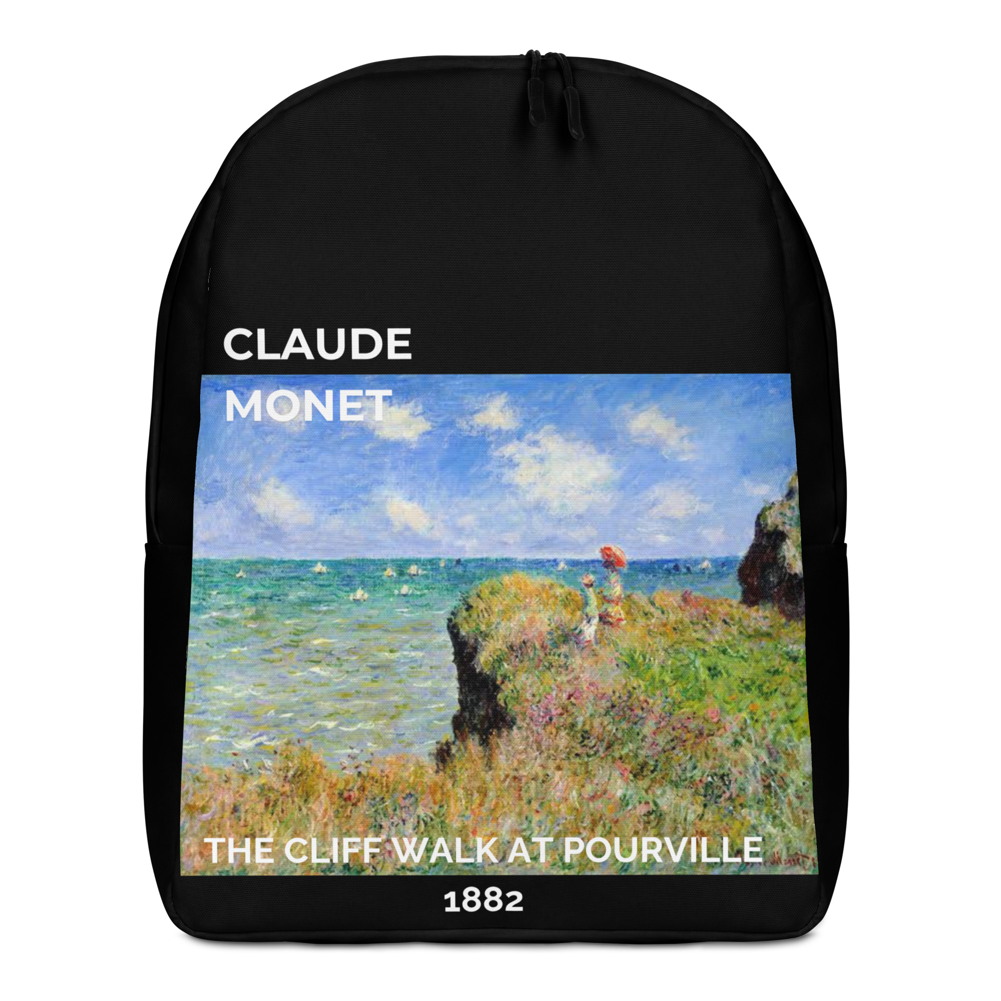 The Cliff Walk at Pourville Minimalist Backpack