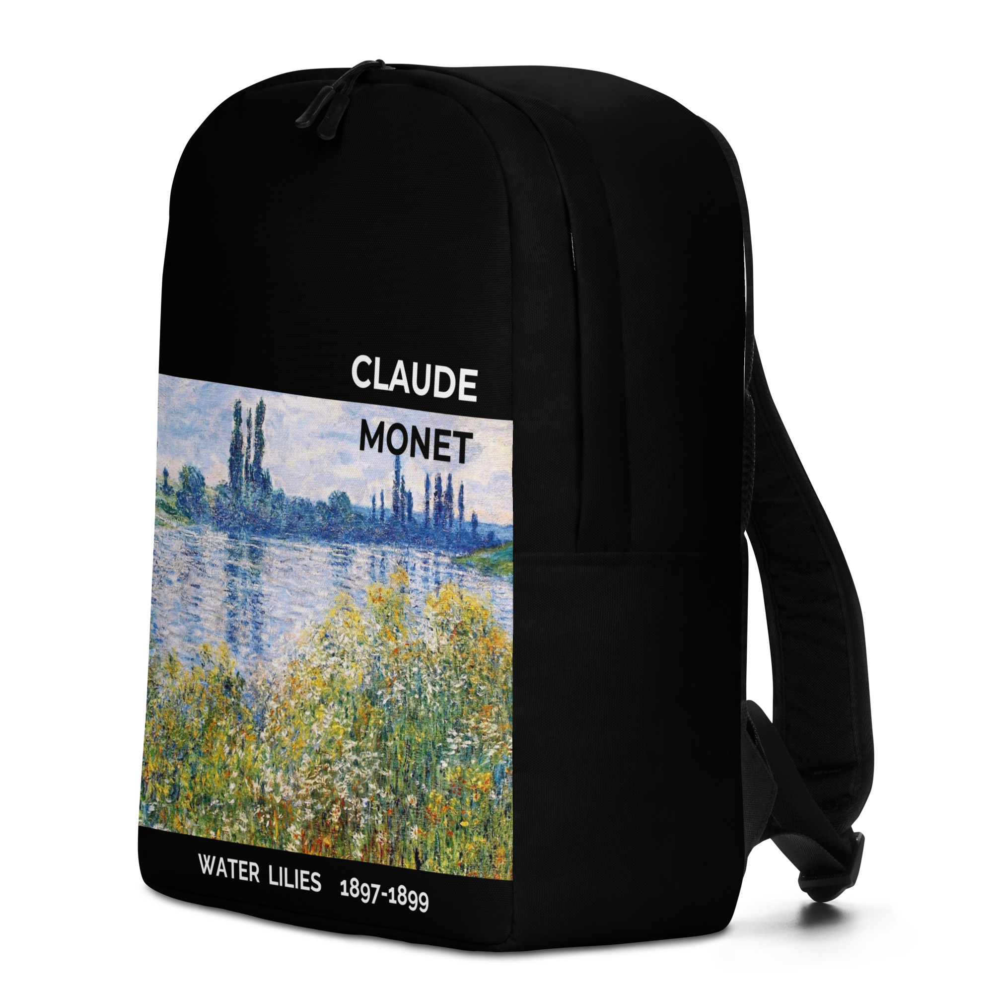 Water Lilies Minimalist Backpack - Image 4