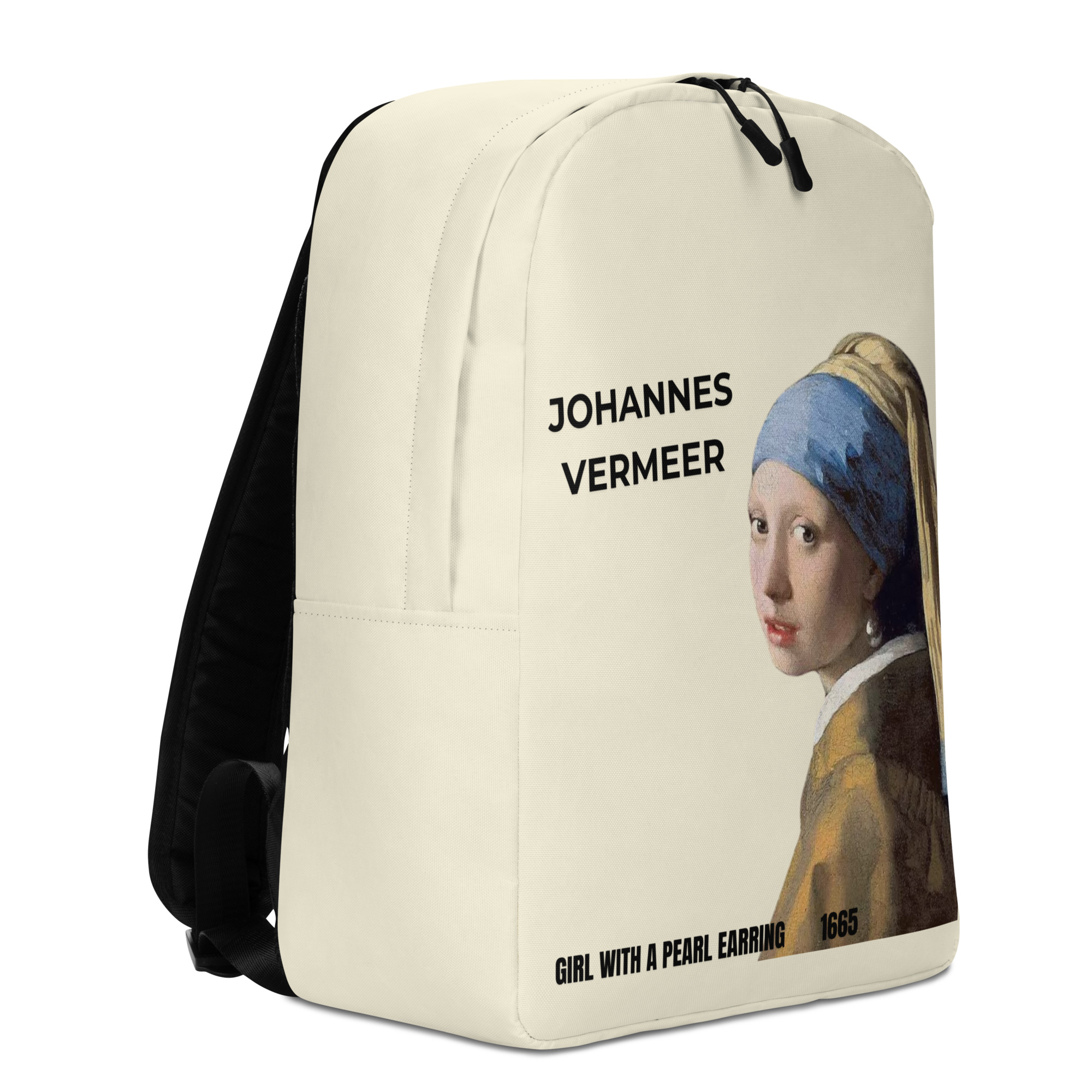 Girl with a Pearl Earring Minimalist Backpack - Image 10