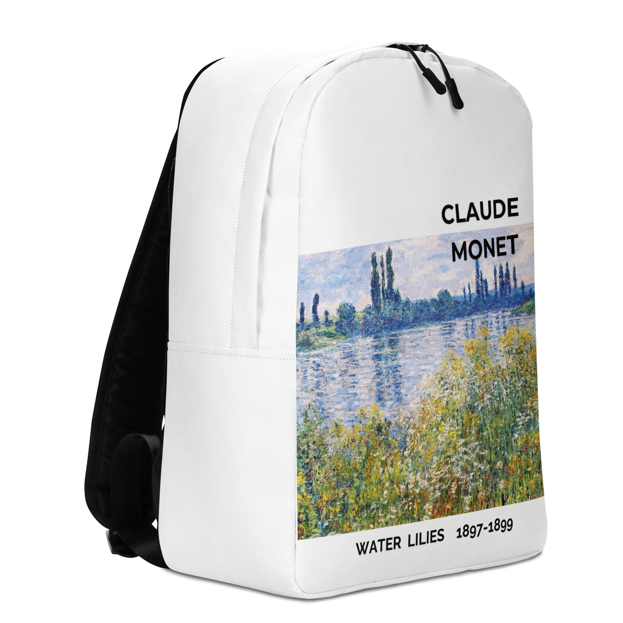 Water Lilies Minimalist Backpack - Image 5