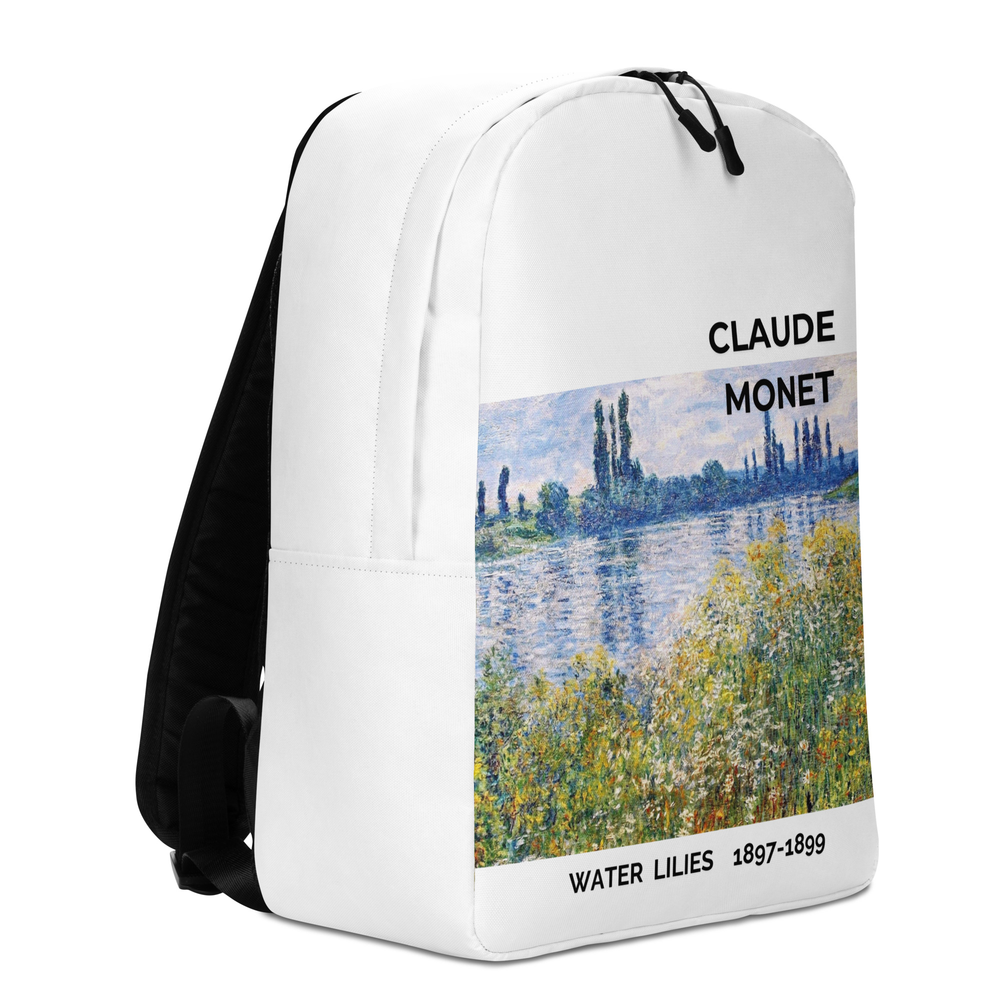 Water Lilies Minimalist Backpack - Image 5