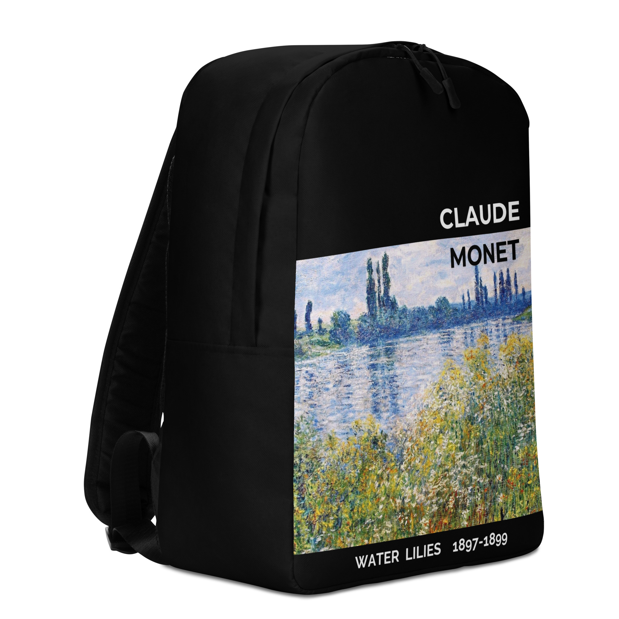Water Lilies Minimalist Backpack - Image 5