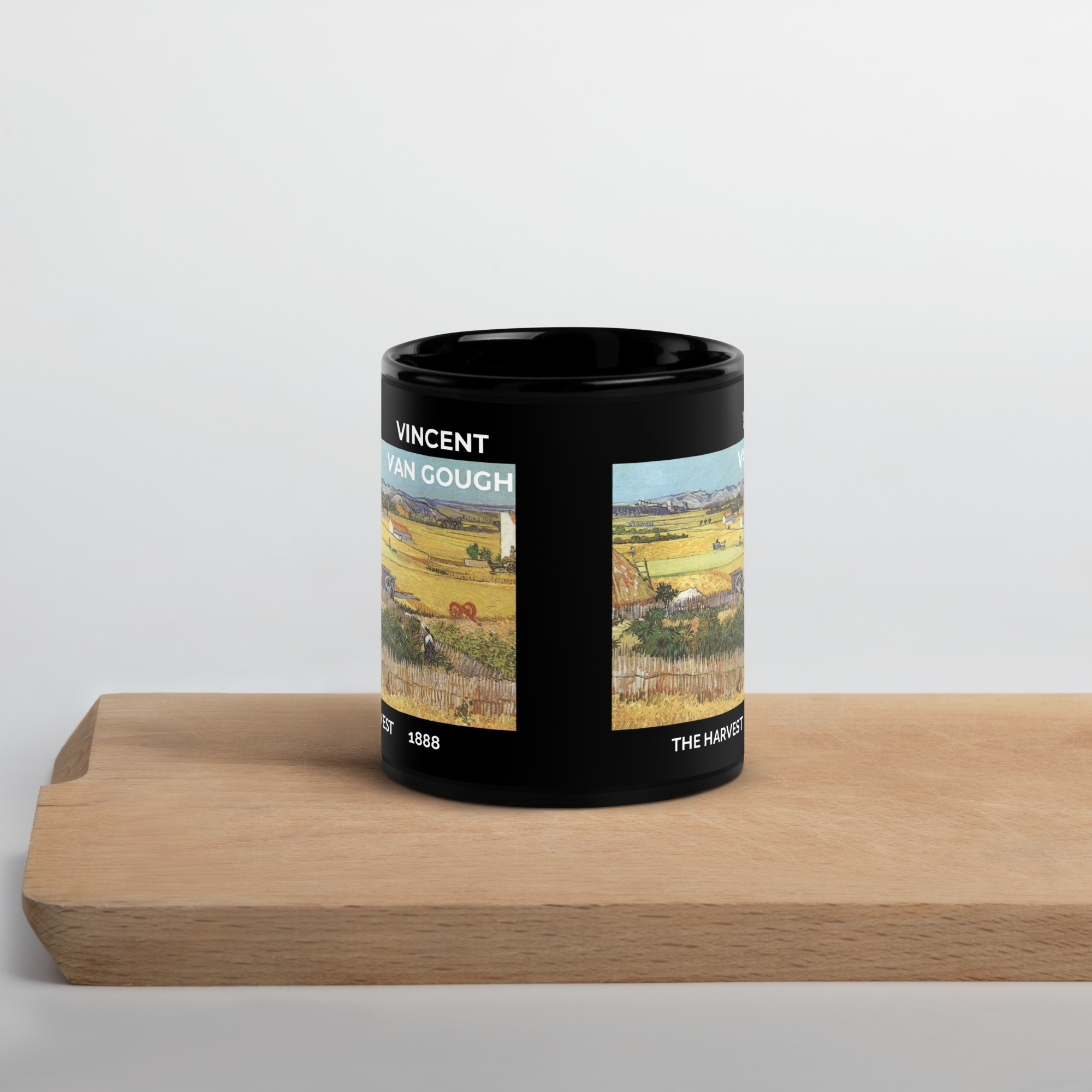 The Harvest Black Glossy Mug - Image 2