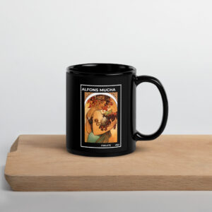 Fruit Black Glossy Mug