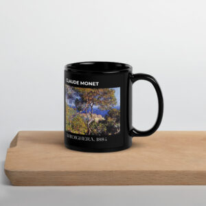 Bordighera, 1884Black Glossy Mug