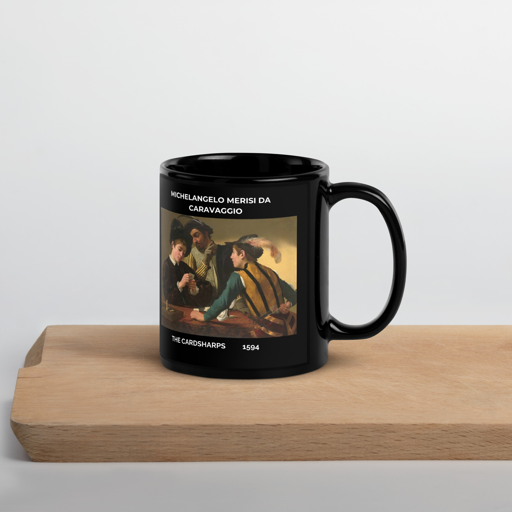 The Cardsharps Black Glossy Mug