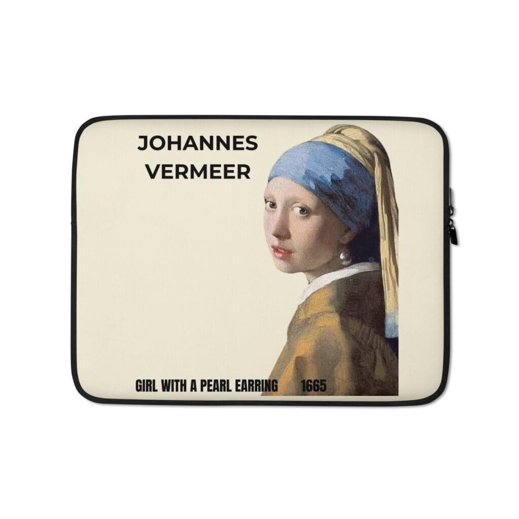 Girl with a Pearl Earring Laptop Sleeve