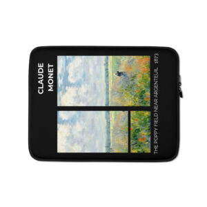 The Poppy Field near Argenteuil Laptop Sleeve