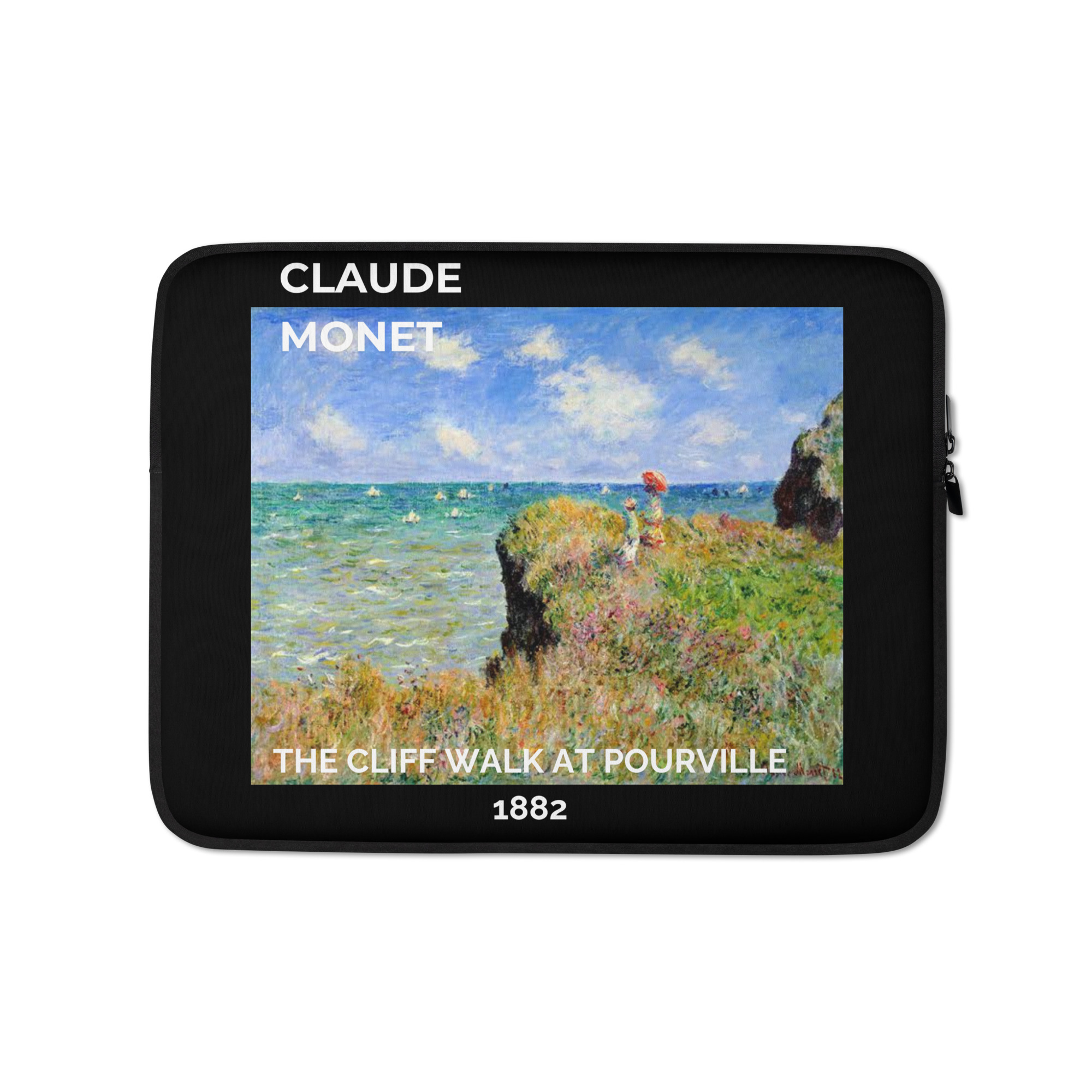 The Cliff Walk at Pourville Laptop Sleeve
