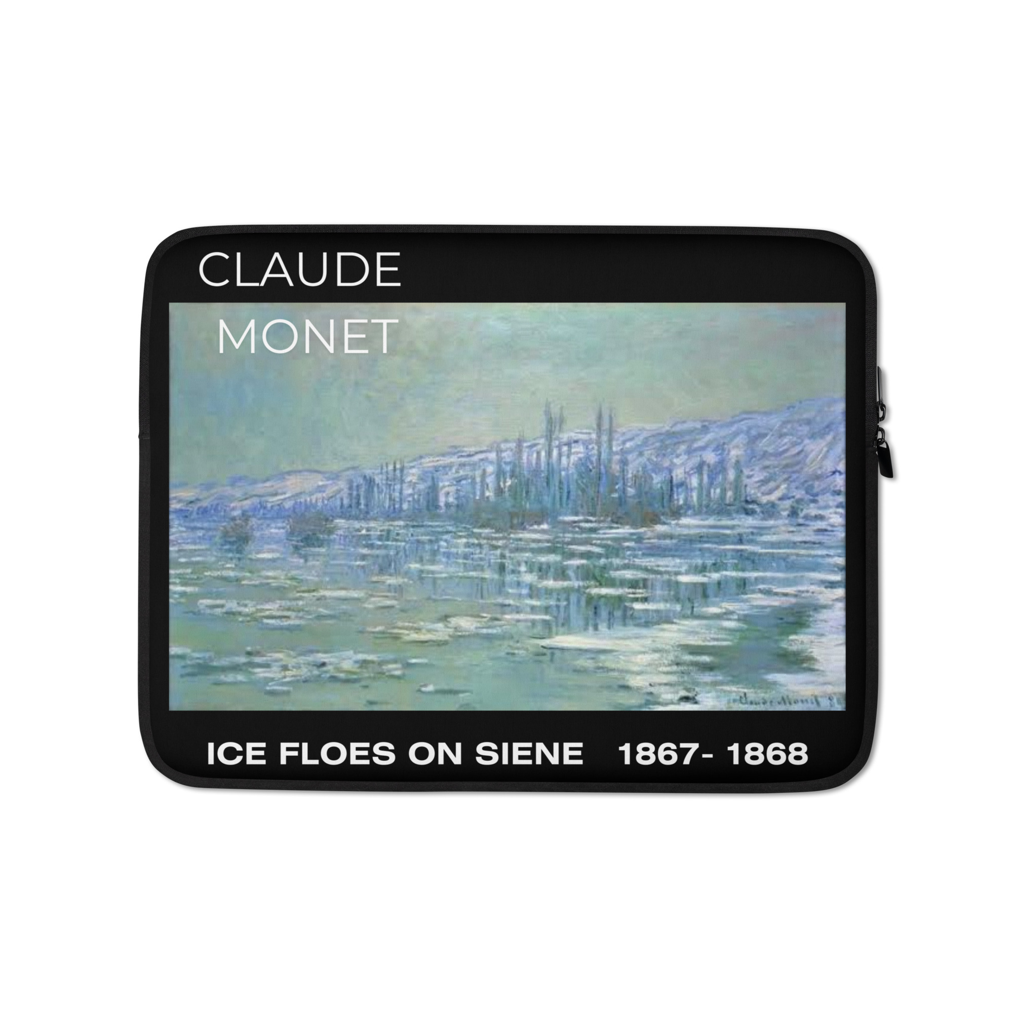 Ice Floes on Siene Laptop Sleeve