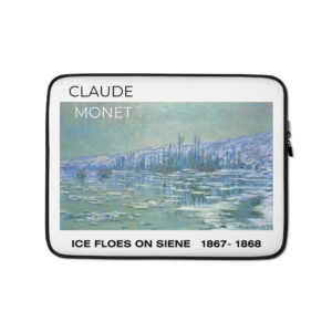 Ice Floes on Siene Laptop Sleeve