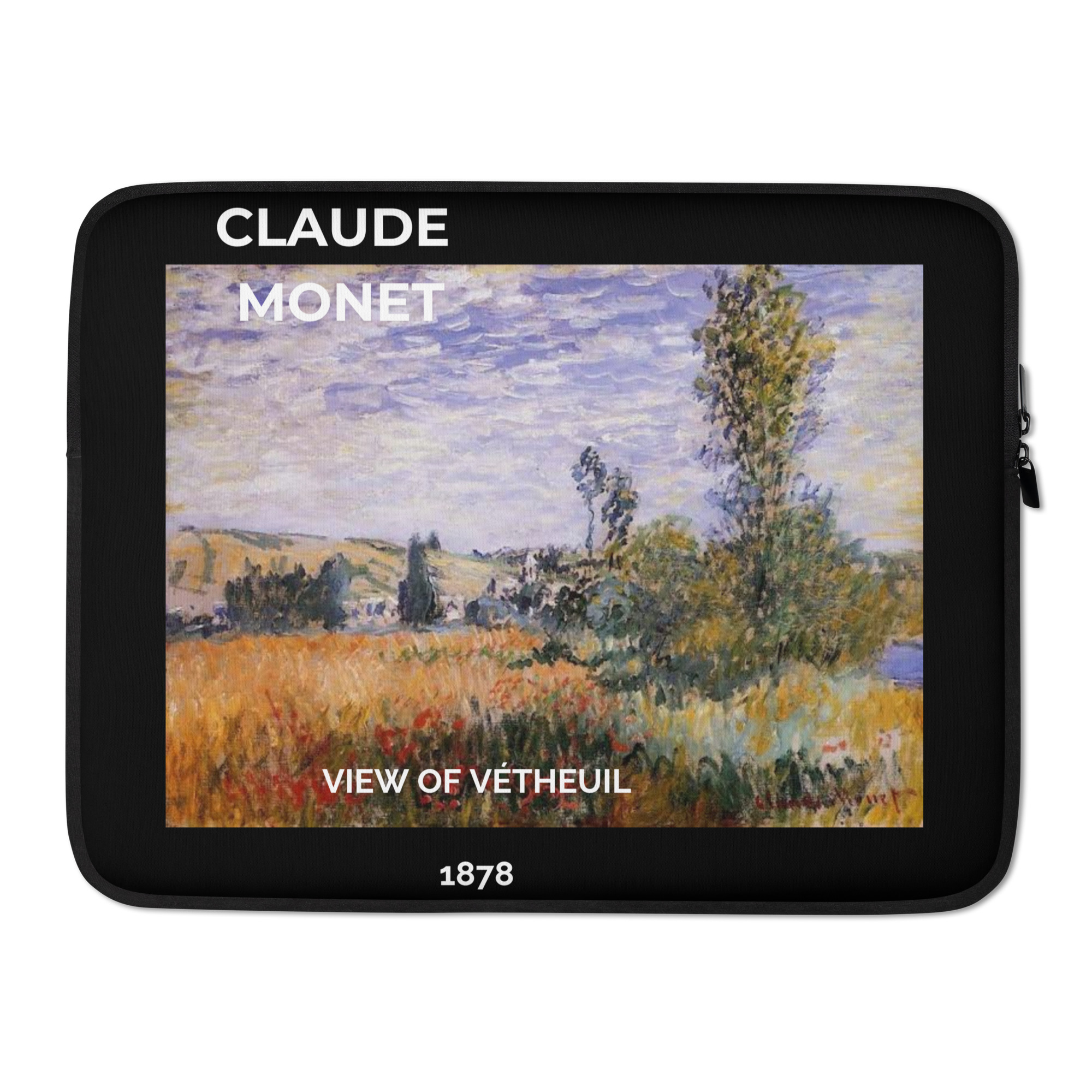 View of Vétheuil Laptop Sleeve - Image 2