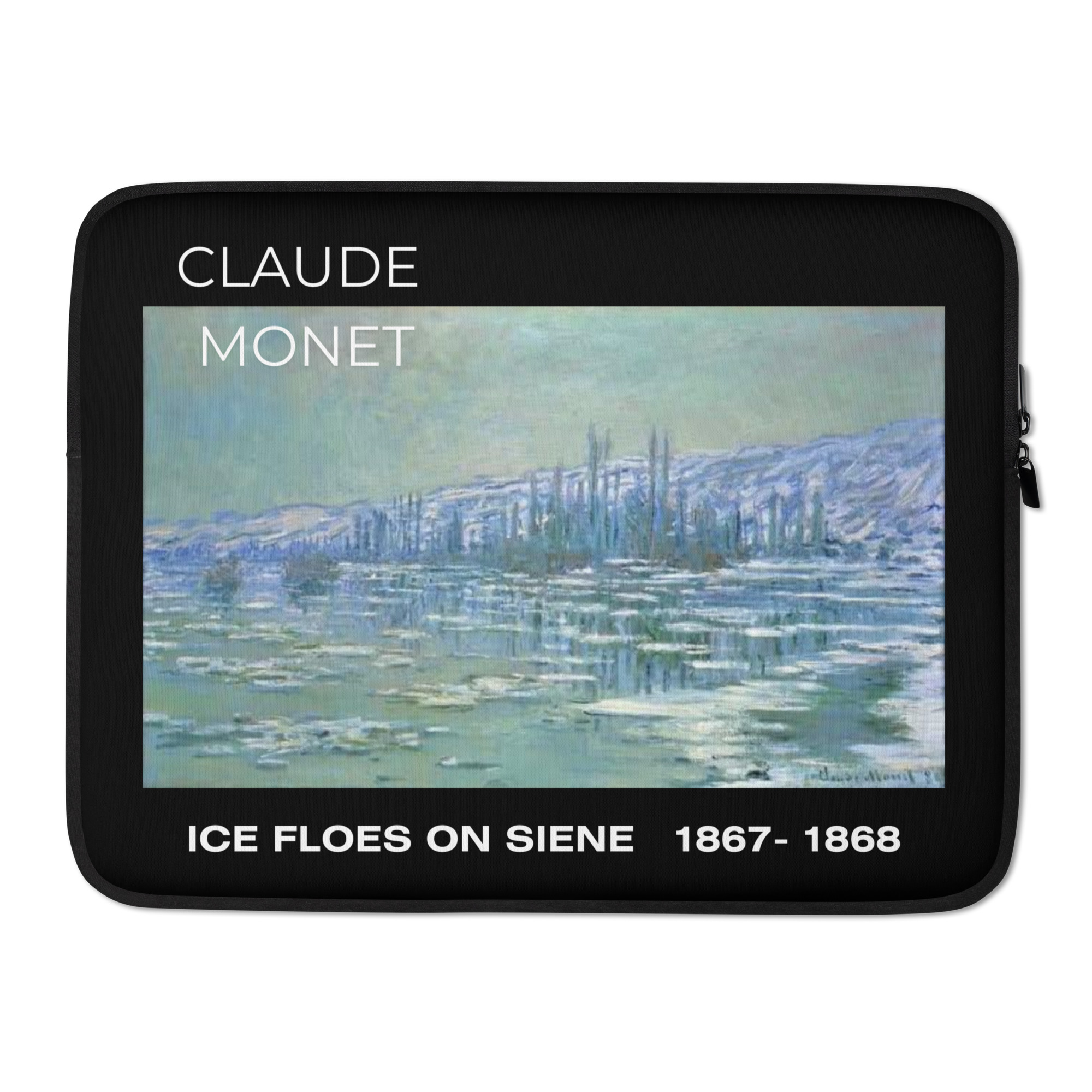 Ice Floes on Siene Laptop Sleeve - Image 2