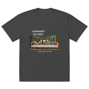 The Last Supper Oversized faded t-shirt