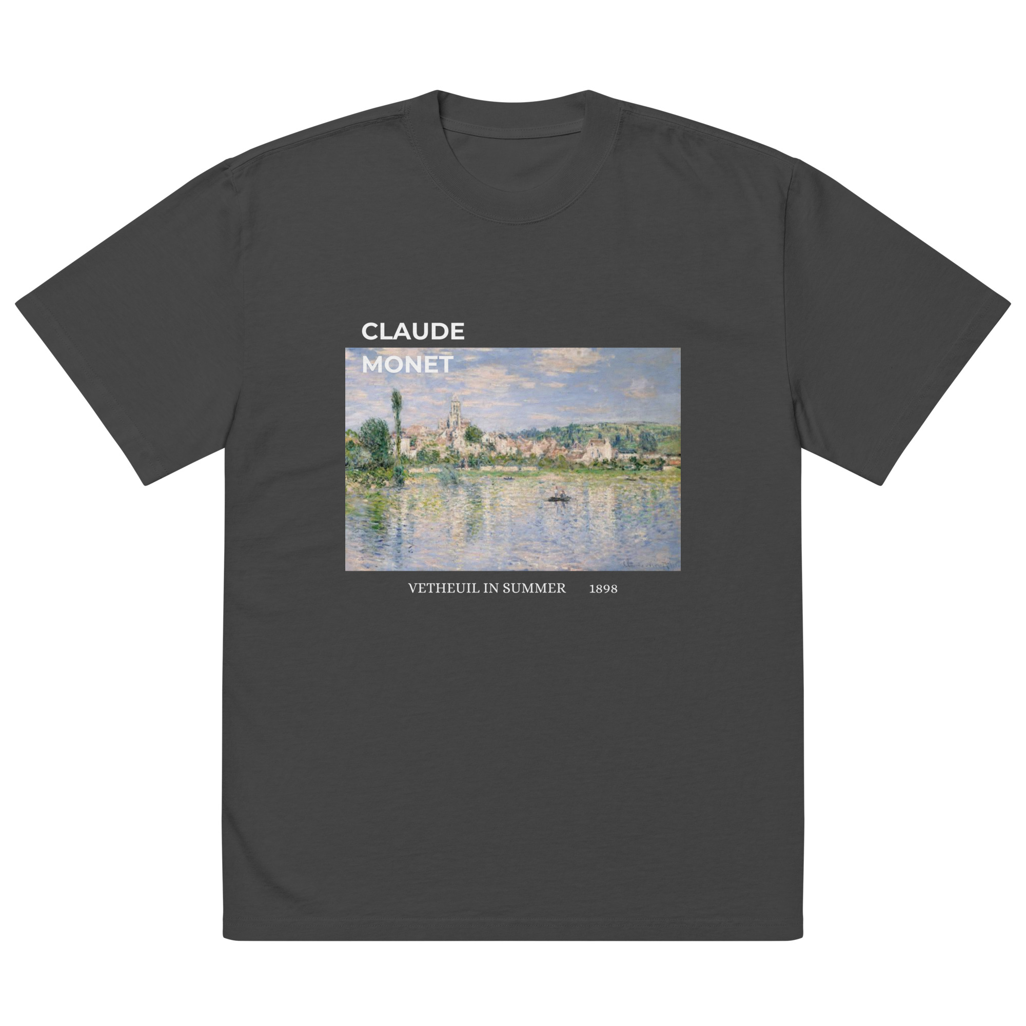 Vetheuil in Summer Oversized faded t-shirt