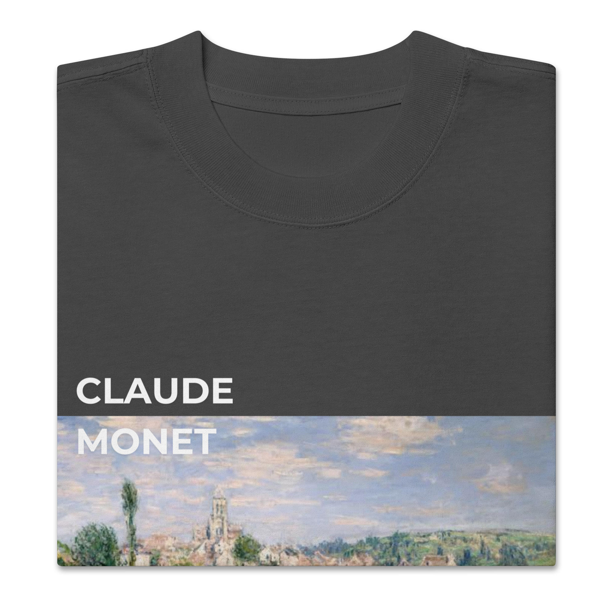 Vetheuil in Summer Oversized faded t-shirt - Image 5