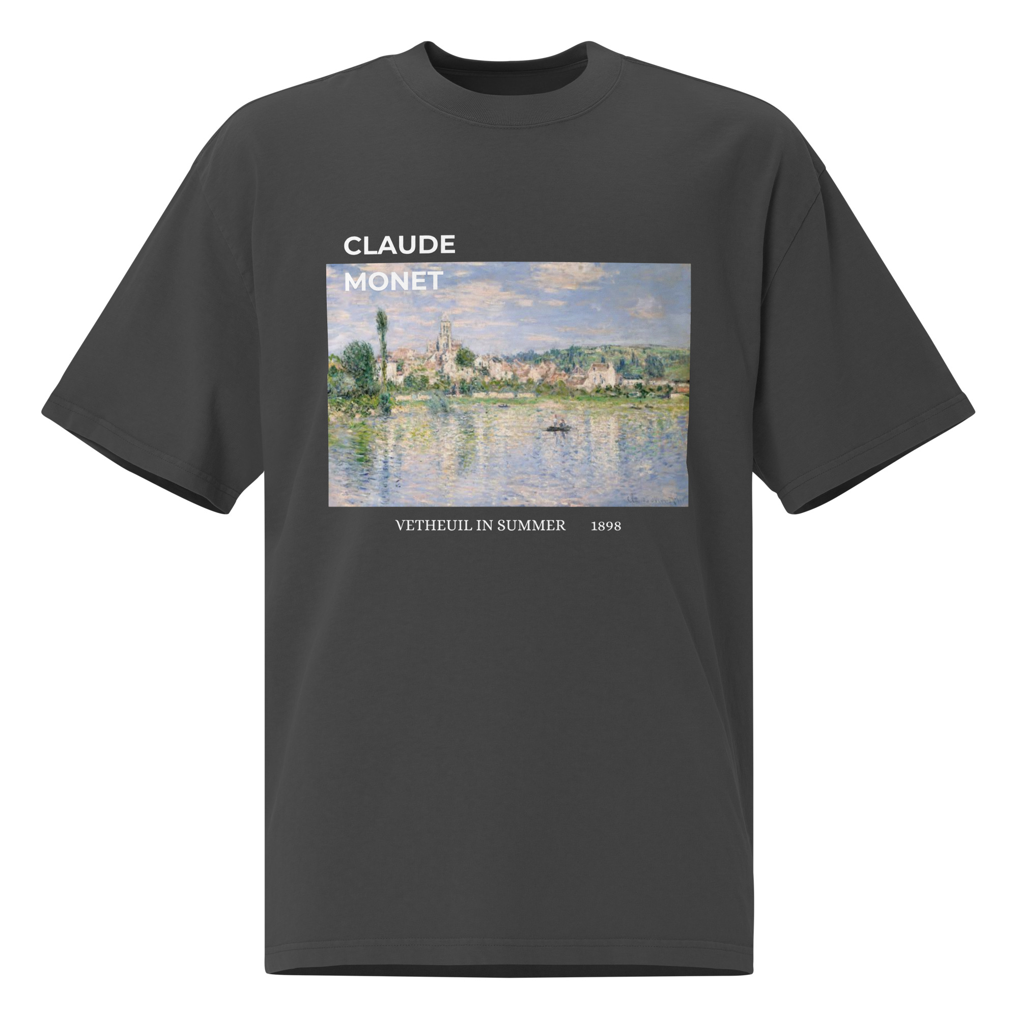 Vetheuil in Summer Oversized faded t-shirt - Image 6