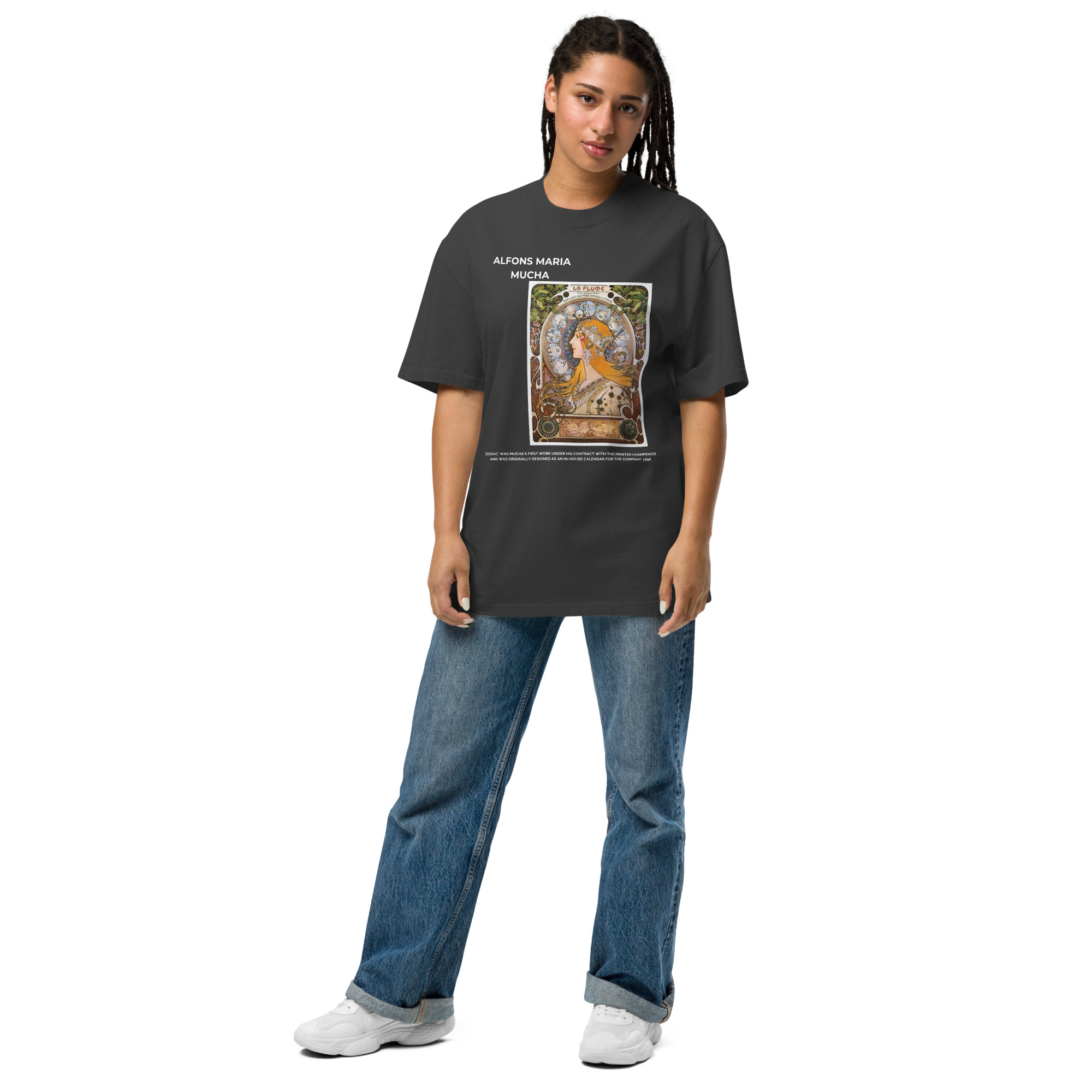 Zodiac Oversized faded t-shirt - Image 3