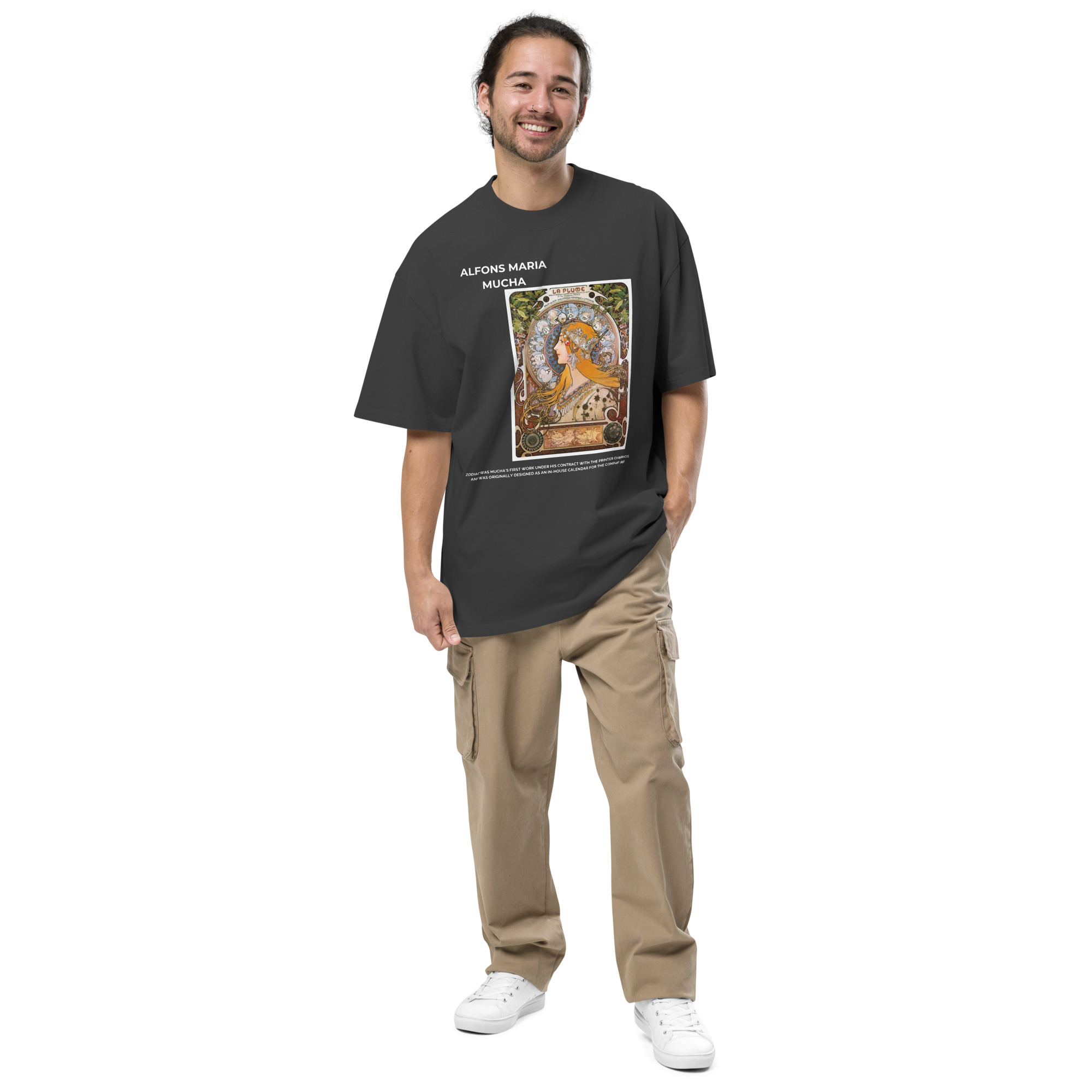 Zodiac Oversized faded t-shirt - Image 4