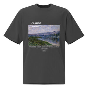The Seine and the Chaantemesle Hills Oversized faded t-shirt