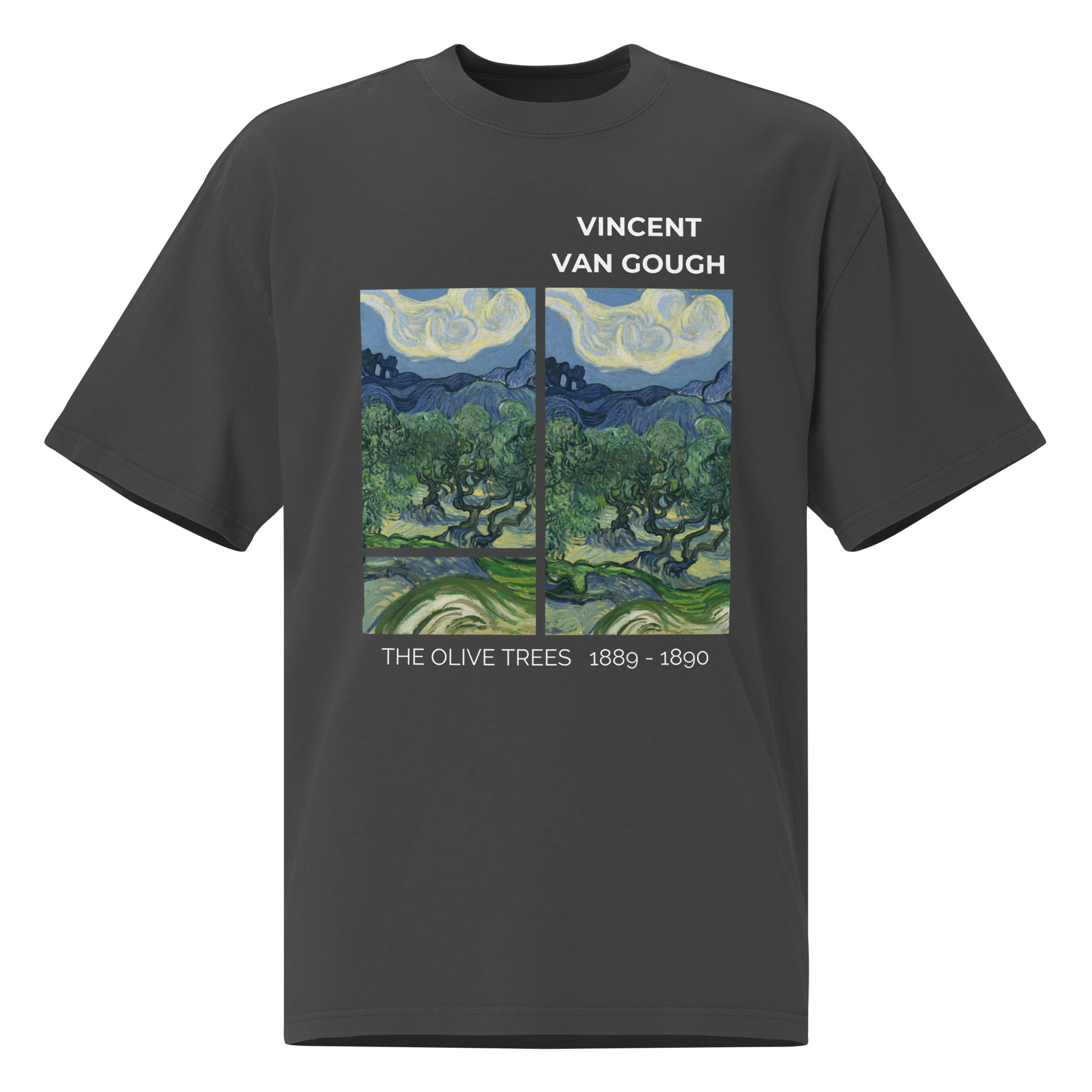 The Olive Trees Oversized faded t-shirt