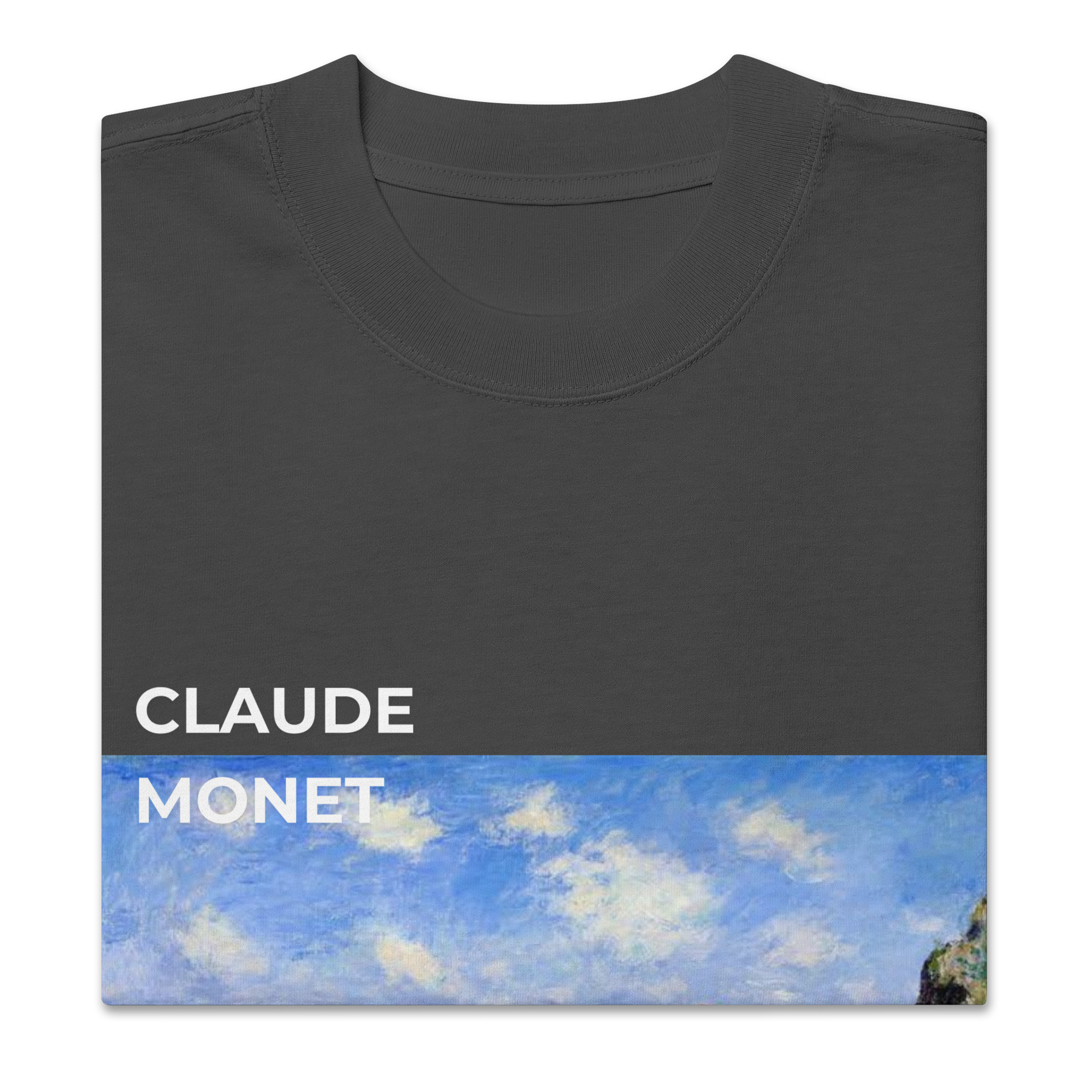 The Cliff Walk at Pourville Oversized faded t-shirt - Image 6