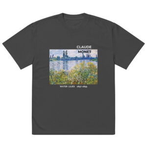 Water Lilies Oversized faded t-shirt