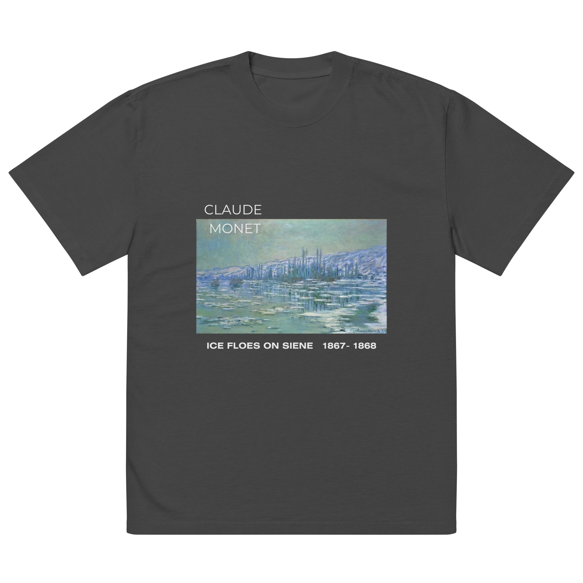 Ice Floes on Siene Oversized faded t-shirt - Image 5