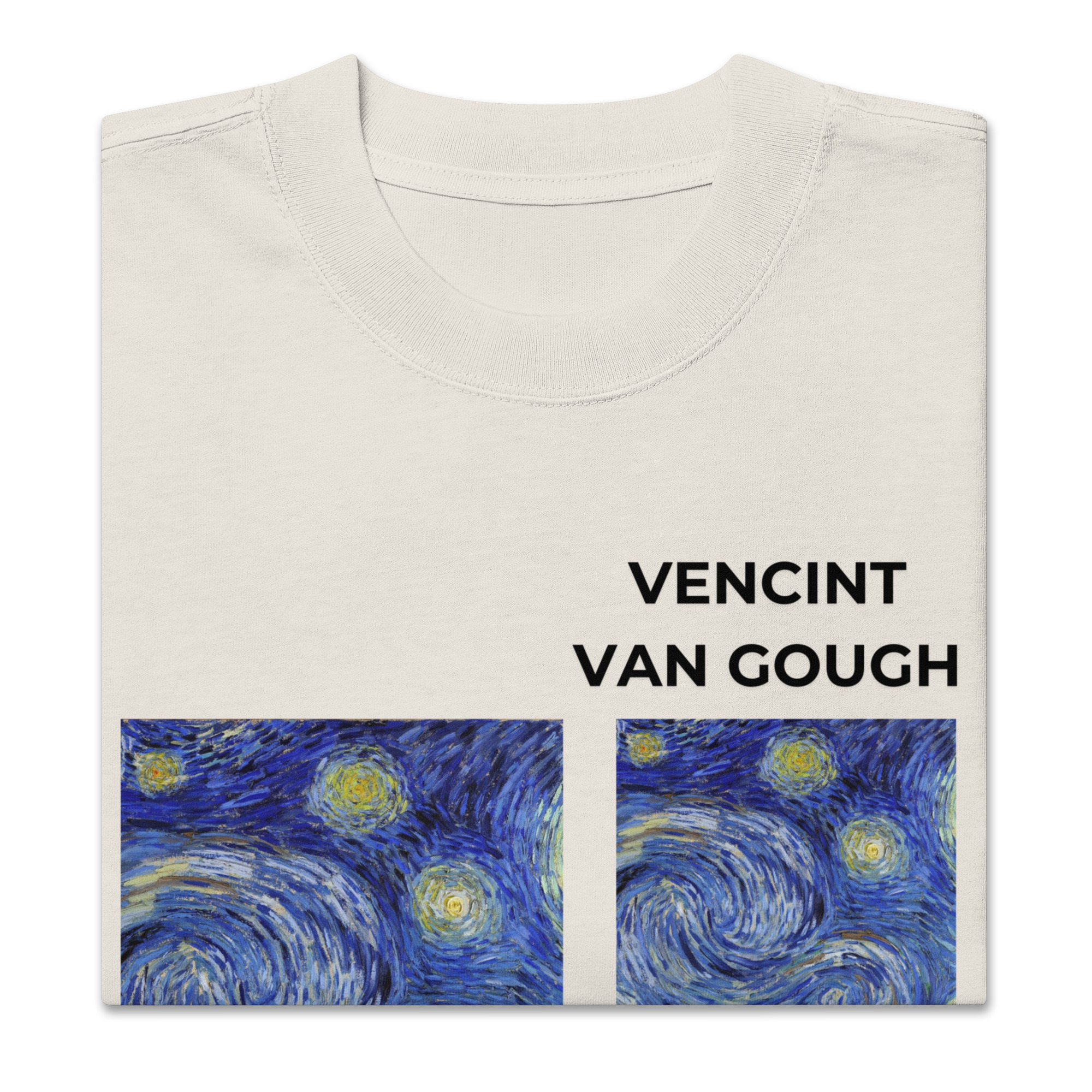 Starry Night Oversized faded t-shirt - Image 9