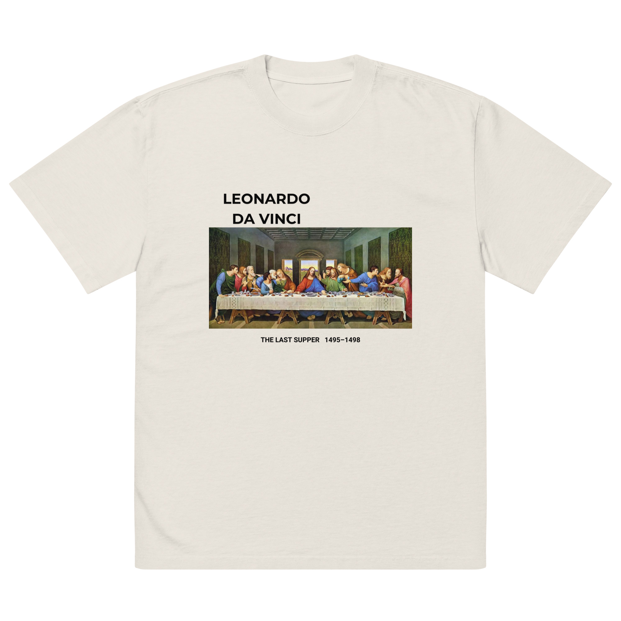 The Last Supper Oversized faded t-shirt