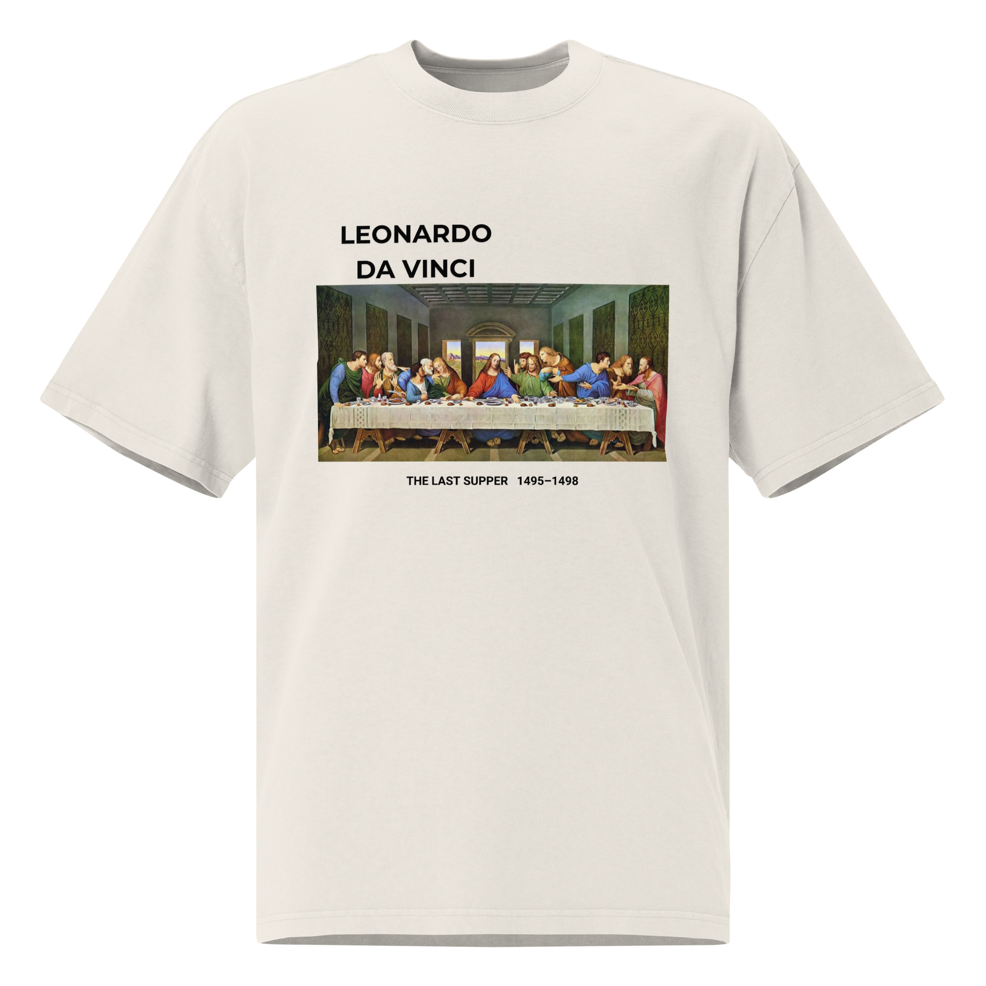 The Last Supper Oversized faded t-shirt - Image 5