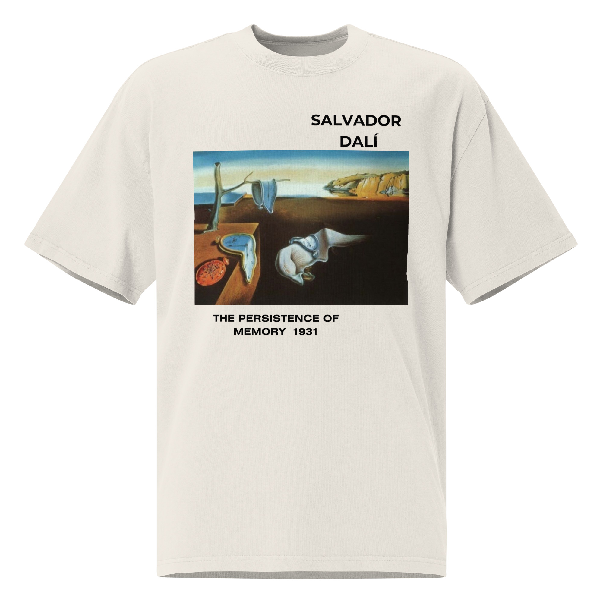 The Persistence of Memory Oversized faded t-shirt - Image 14