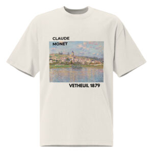 Vetheuil in Summer Oversized faded t-shirt