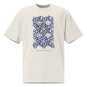 Floral Pattern Studies Oversized faded t-shirt