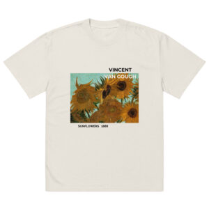 Sunflowers   1888 Oversized faded t-shirt