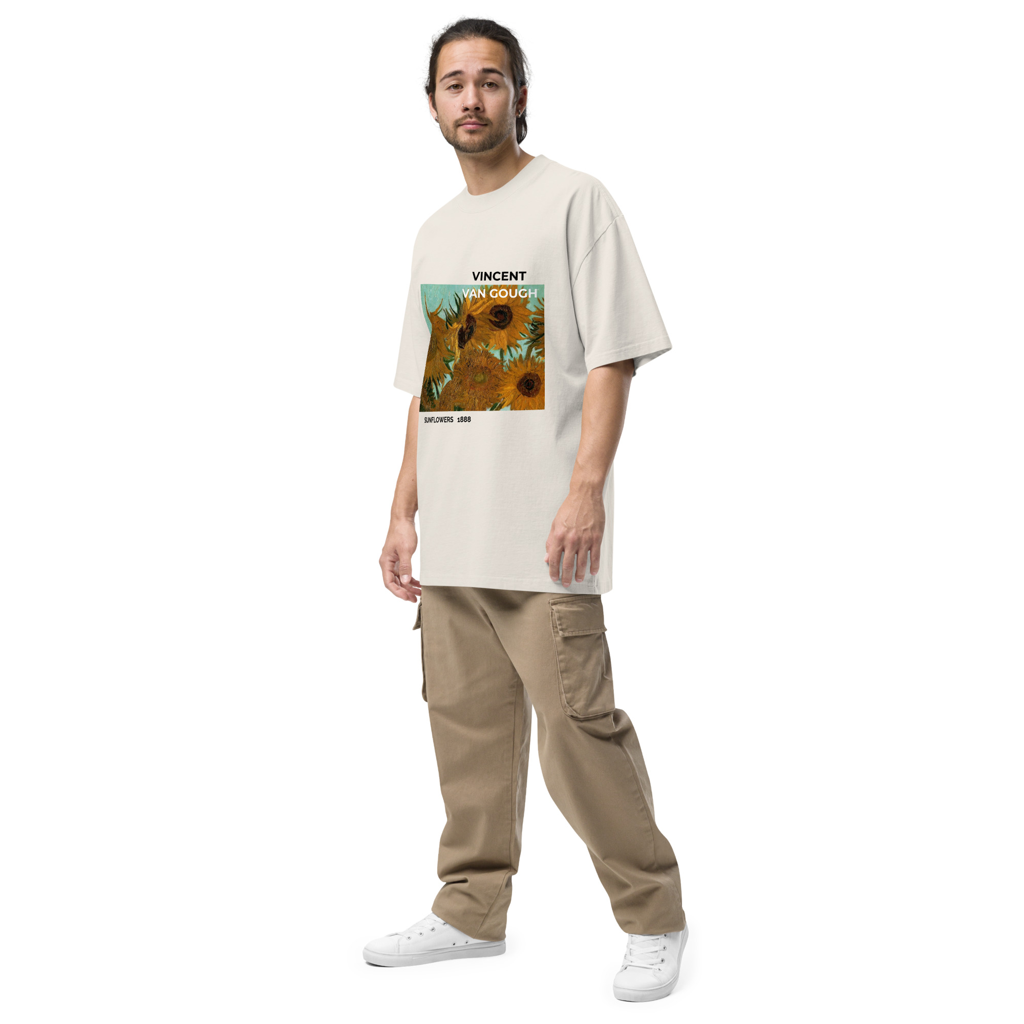 Sunflowers 1888 Oversized faded t-shirt - Image 3