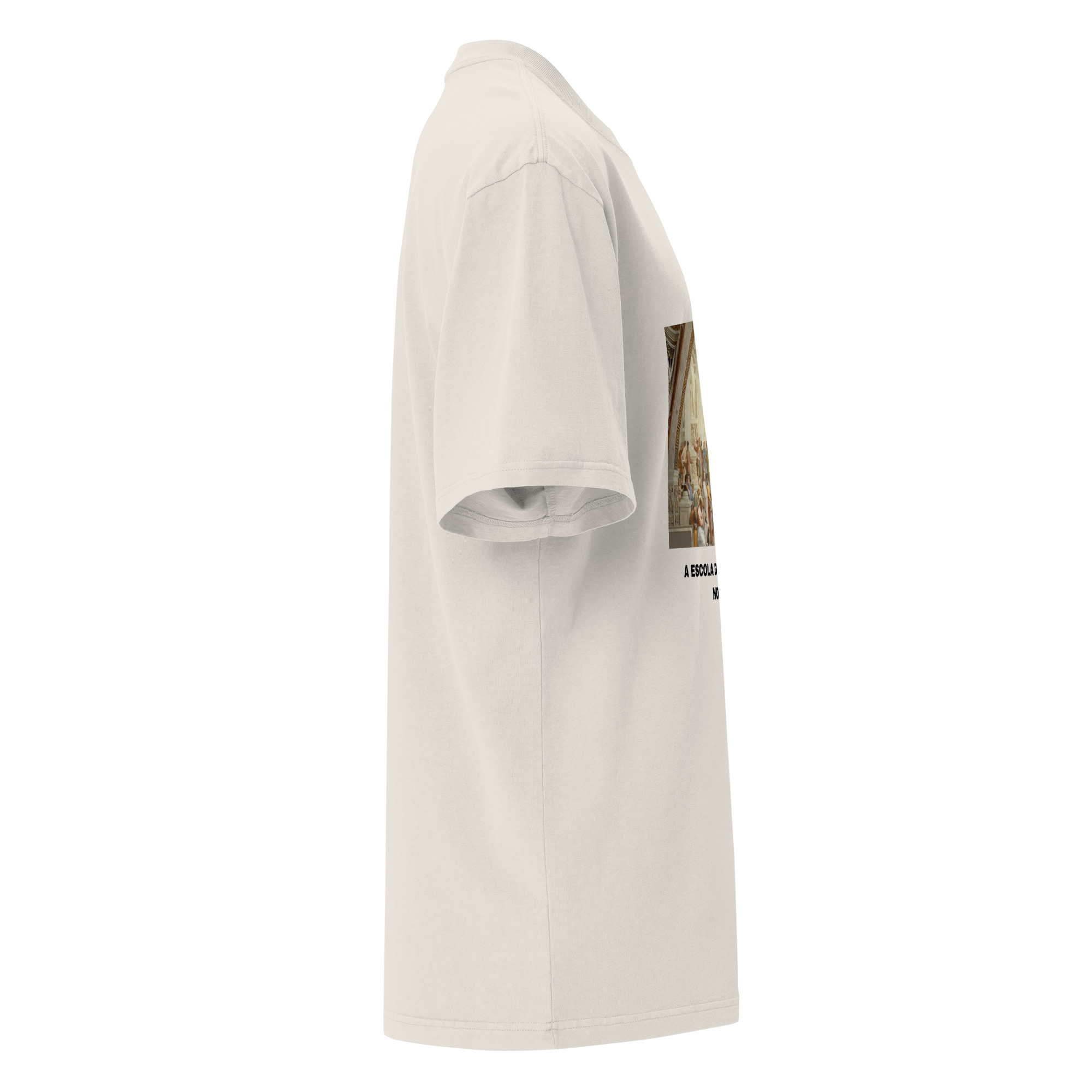 A Escola de Atenas afresco no Vaticano Oversized faded t-shirt - Image 9