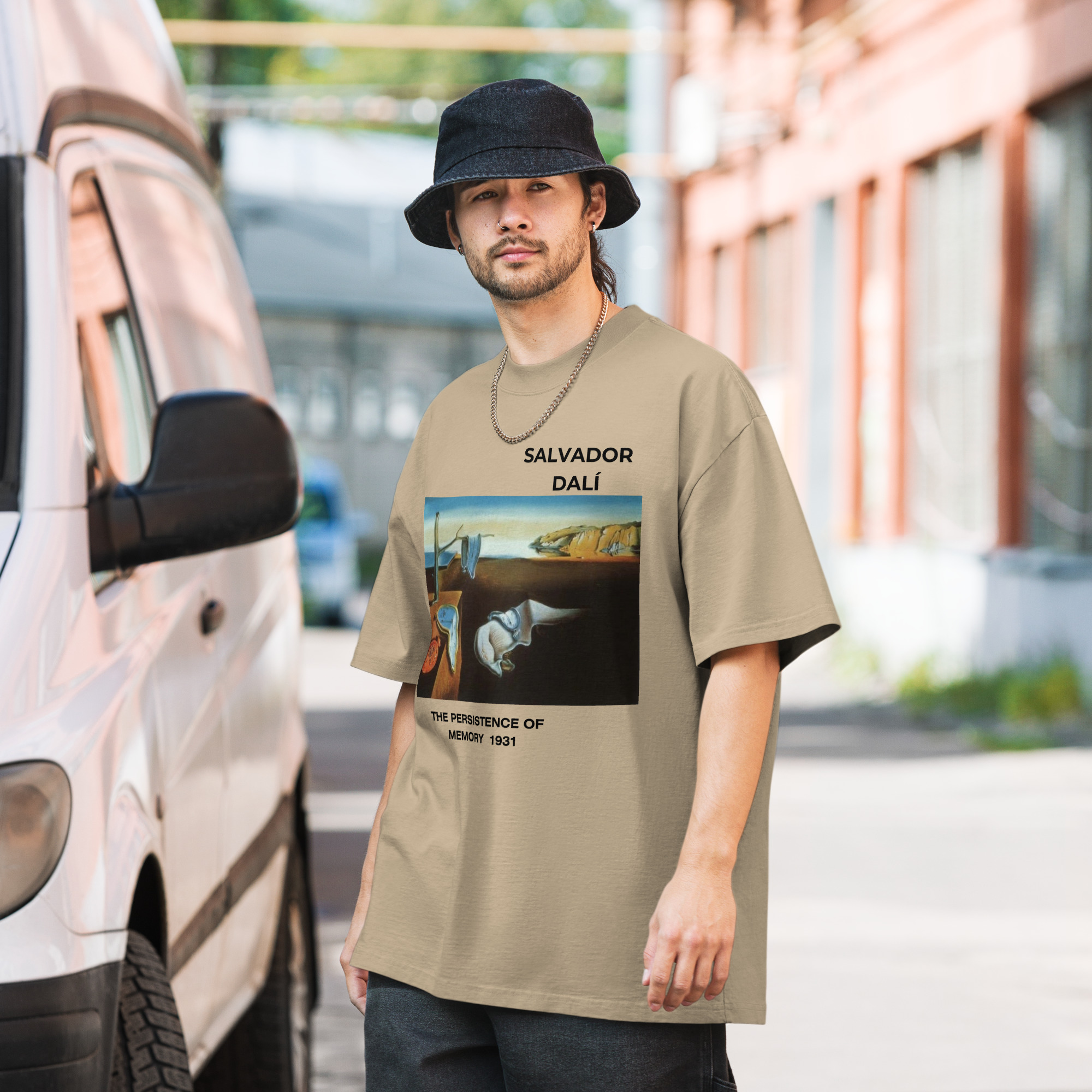 The Persistence of Memory Oversized faded t-shirt - Image 3