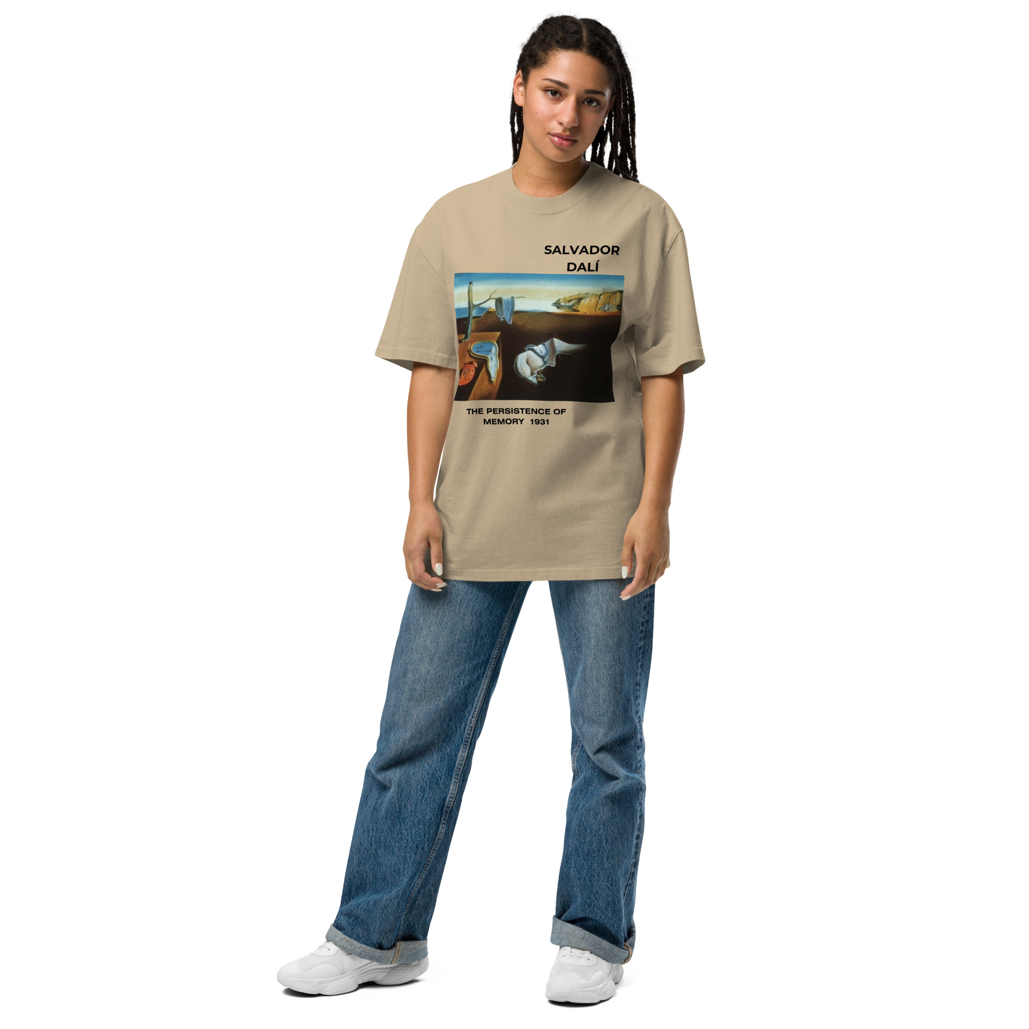 The Persistence of Memory Oversized faded t-shirt - Image 4
