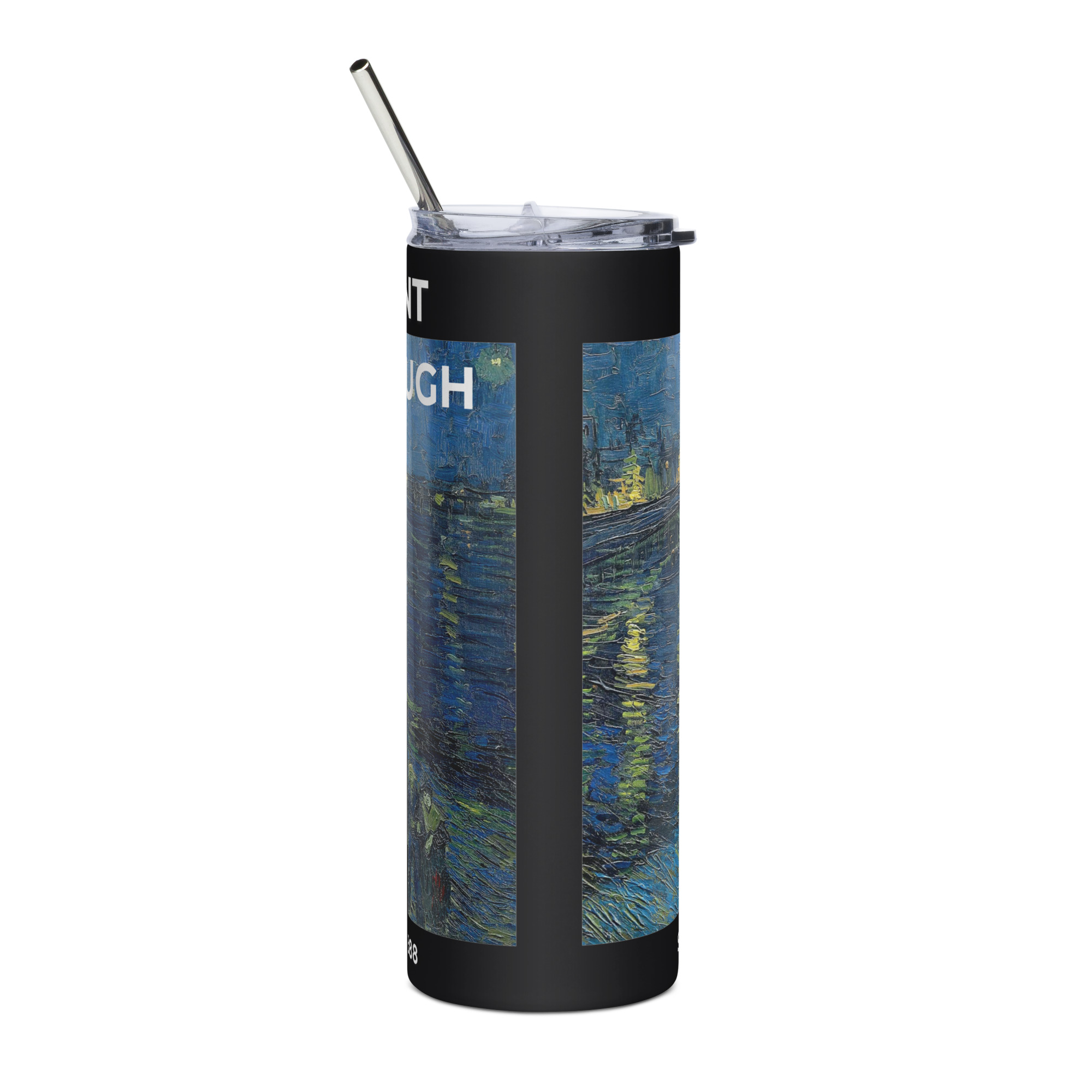 Starry night over the rhone Stainless steel tumbler - Image 2
