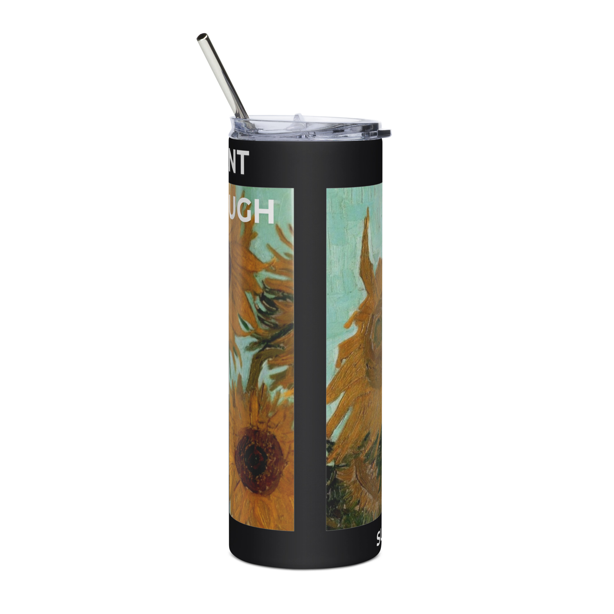 Sunflowers 1888 Stainless steel tumbler - Image 2